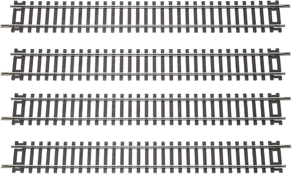 230 mm Straight Nickel Silver Track