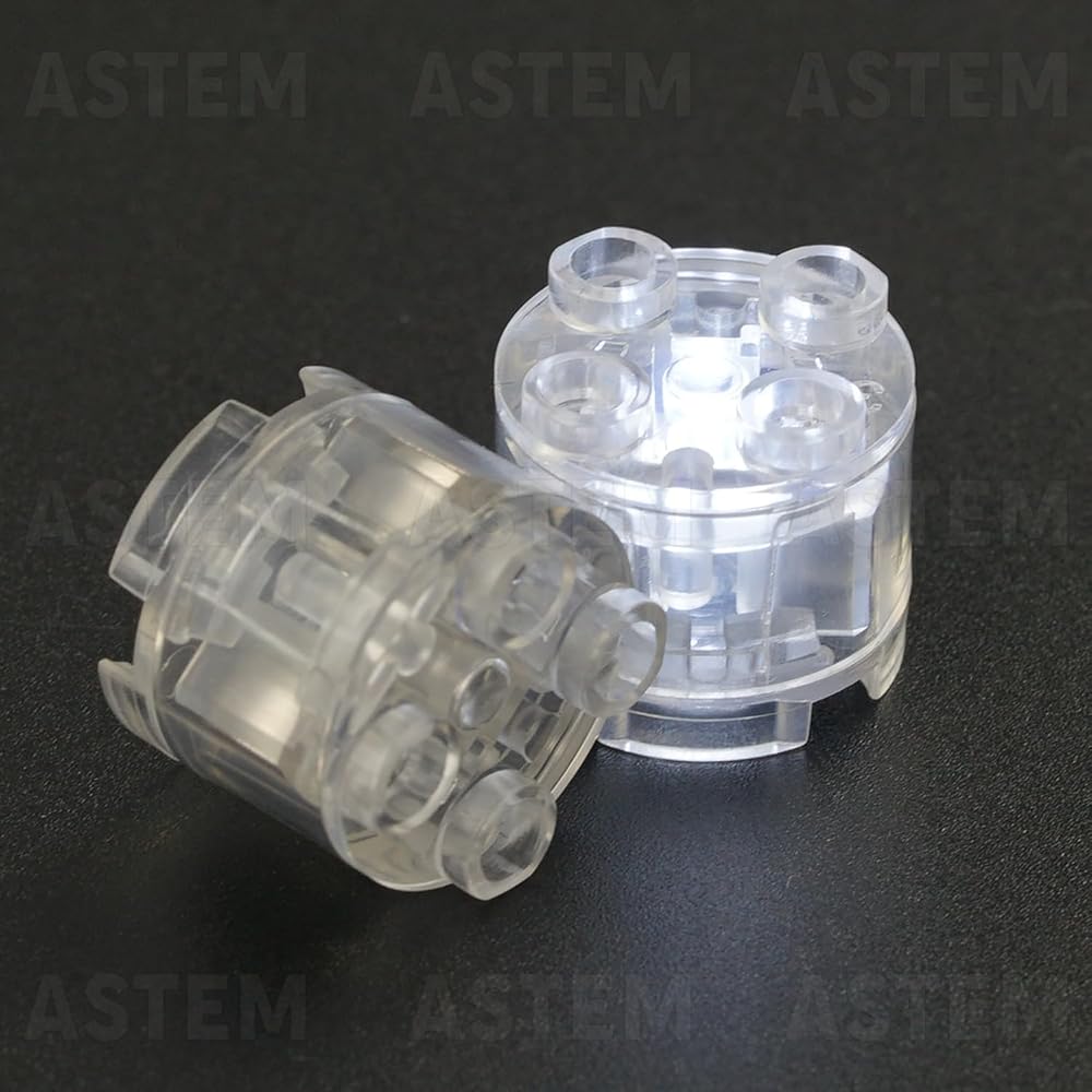 2x2 Light-Up Bricks, Cool White, 6 Pieces — view 3