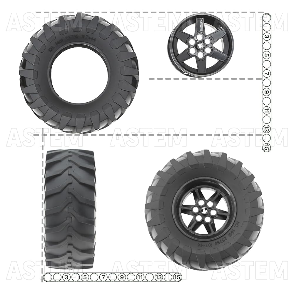 4-Piece Wheel Set, 15038 and 23798 Pattern — view 2