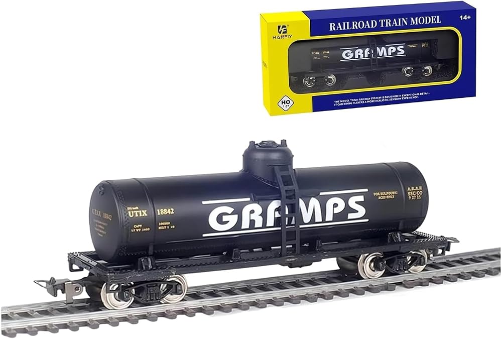 40 ft Black Oil Tank Car