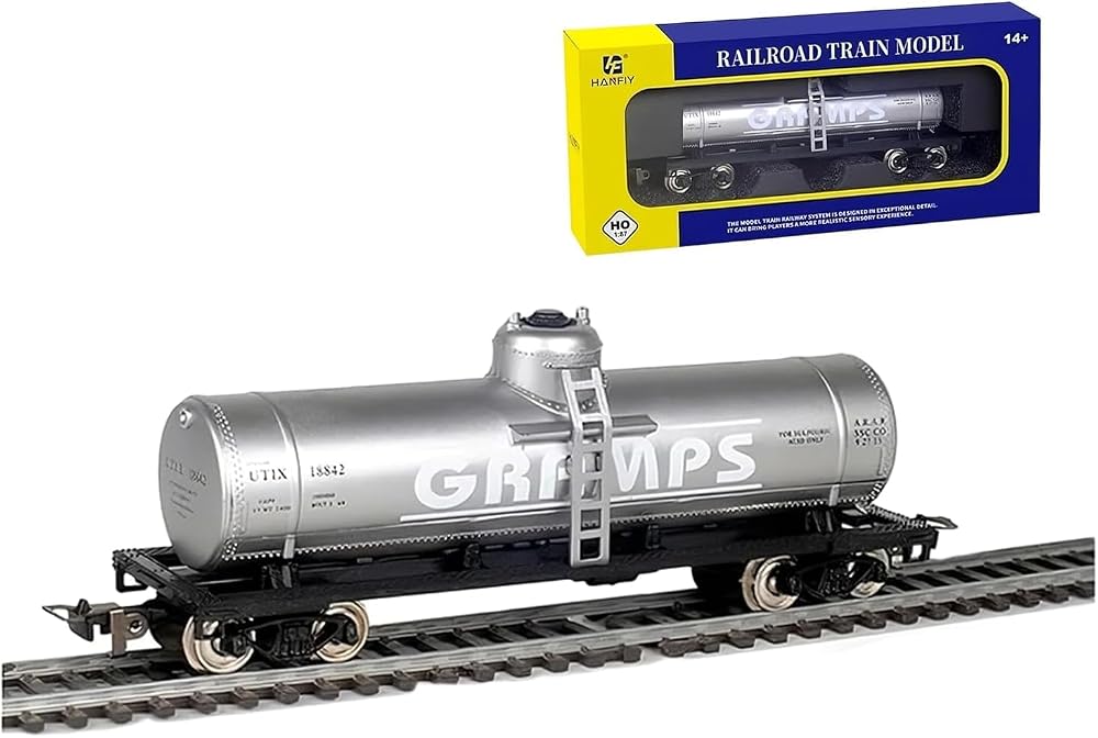 40 ft Silver Oil Tank Car